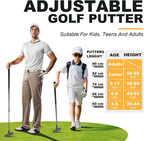 Adjustable golf putter two way - golf, two-way