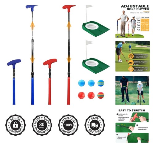 Adjustable kids golf putter - golf,